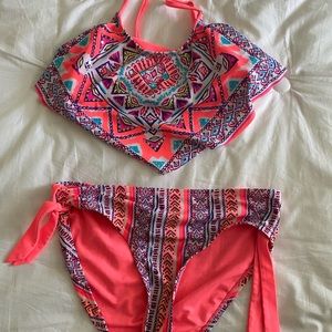 Justice patterned bikini